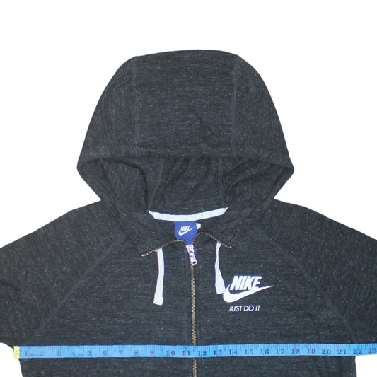 Mens UK Size XL Nike Black Full Zip Hoodie