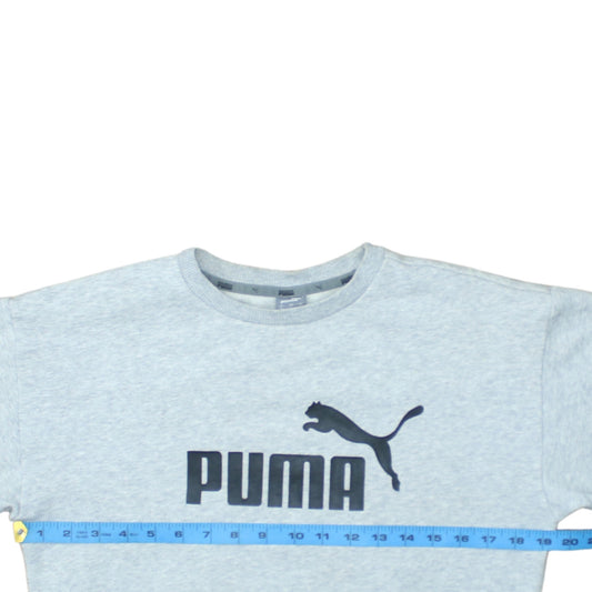 Womens UK Size XS PUMA Grey Pullover Sweatshirt