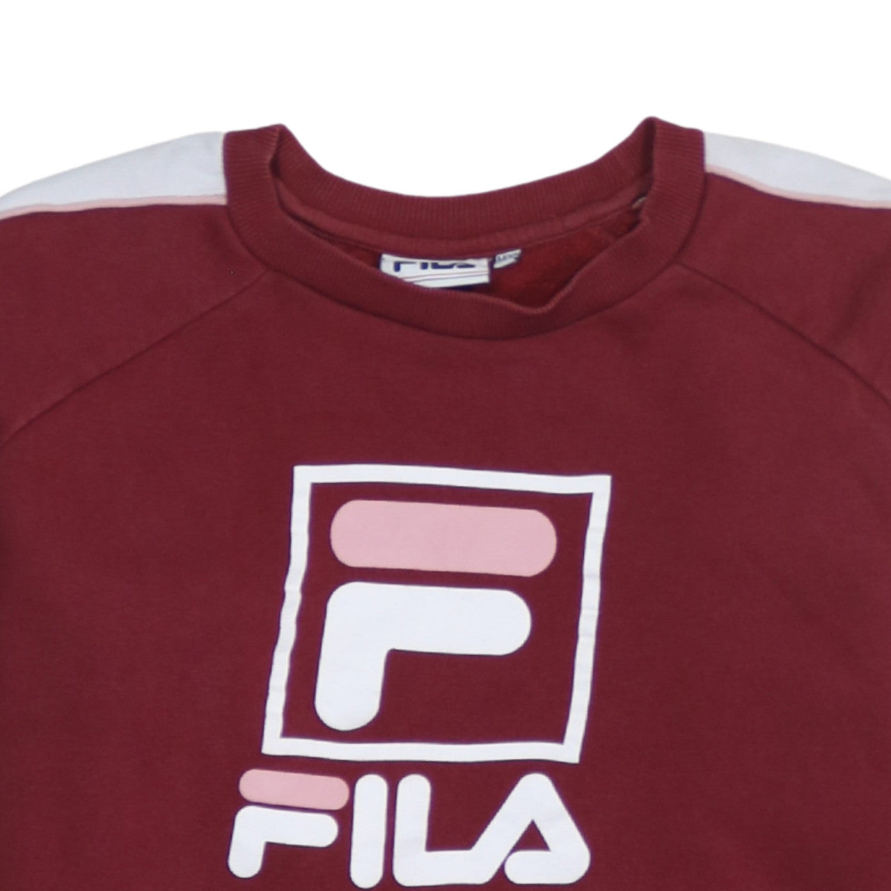 Womens UK Size 12 FILA Red Pullover Sweatshirt