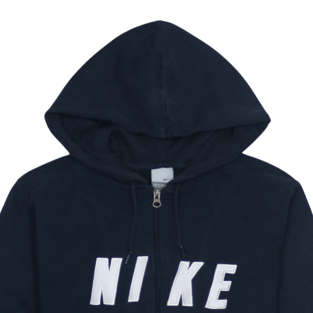 Womens UK Size XL Nike Blue Full Zip Hoodie