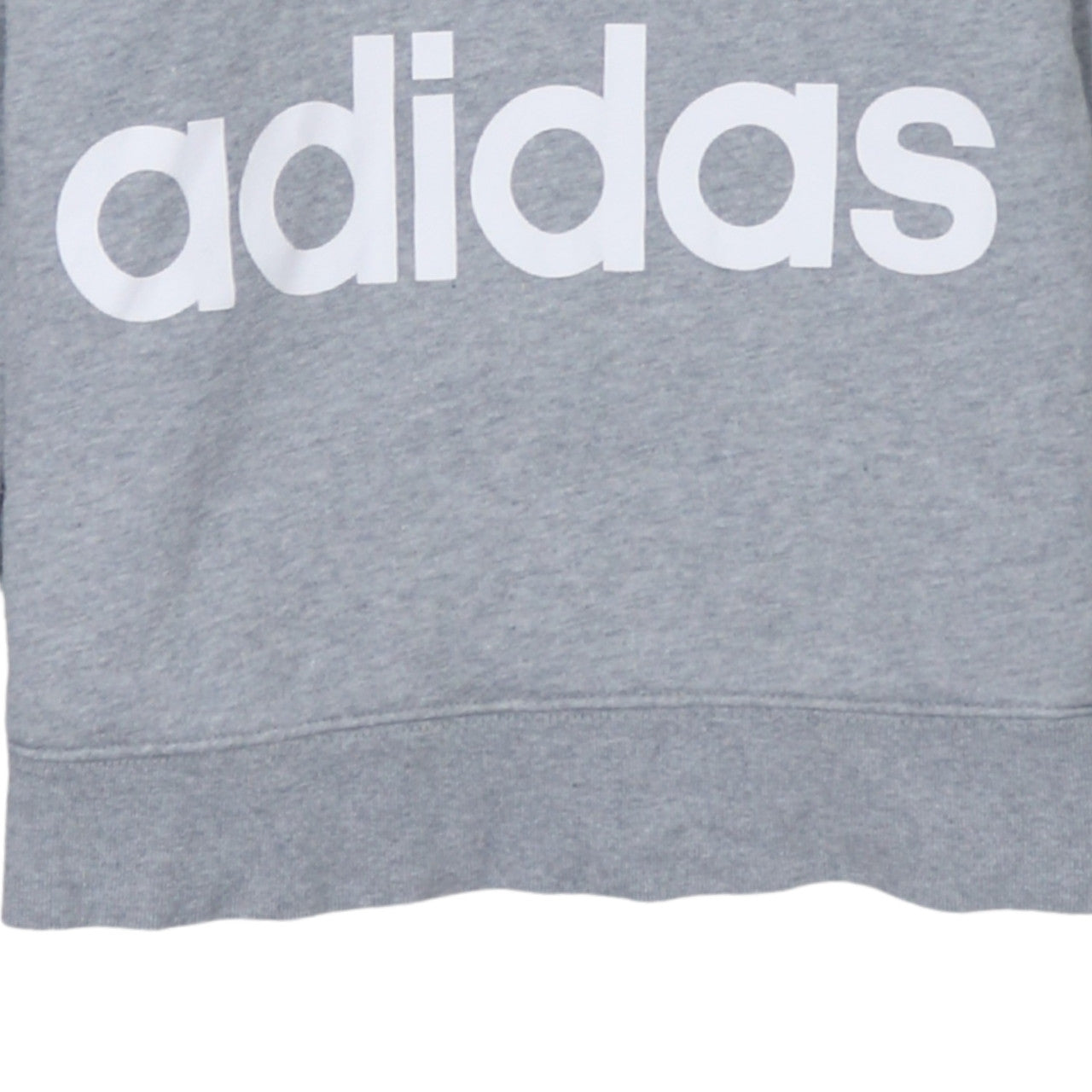Womens UK Size 12 adidas Grey Pullover Hoodie