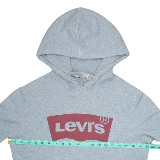 Mens UK Size S Levi's Grey Pullover Hoodie