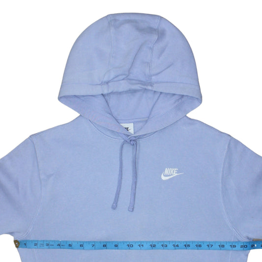 Womens UK Size XS Nike Blue Pullover Hoodie