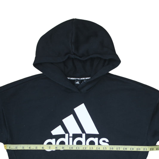 Womens UK Size M adidas Black Pullover Hoodie