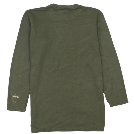 Mens UK Size XS Nike Green Pullover Sweatshirt