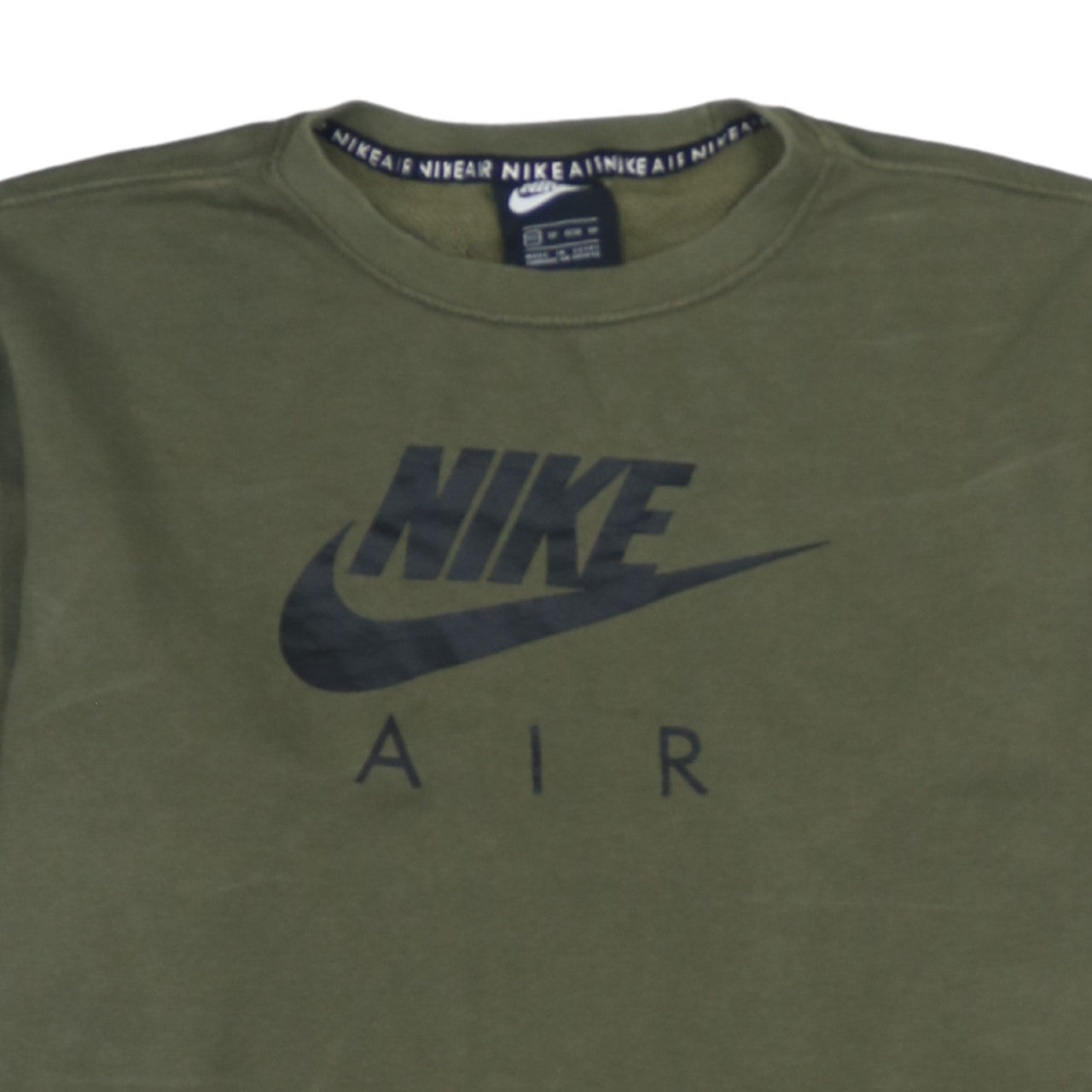 Mens UK Size XS Nike Green Pullover Sweatshirt