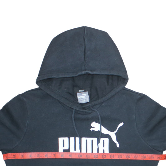 Womens UK Size 12 PUMA Black Pullover Hoodie