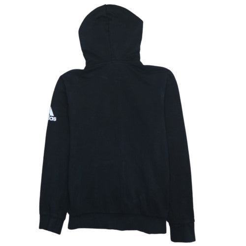 Womens UK Size L adidas Black Full Zip Hoodie