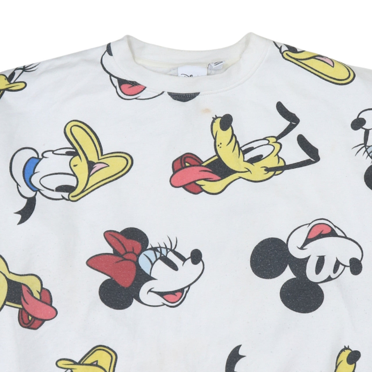 Womens UK Size L Disney White Pullover Sweatshirt