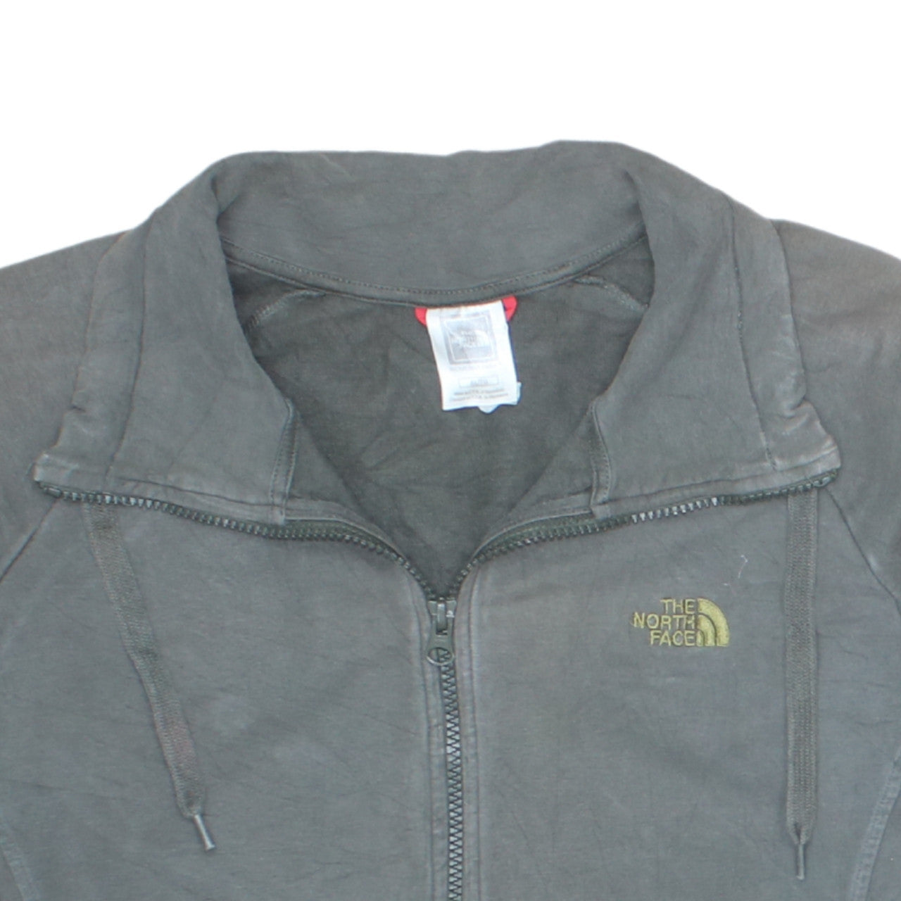 Womens UK Size M The North Face Grey Full Zip Hoodie