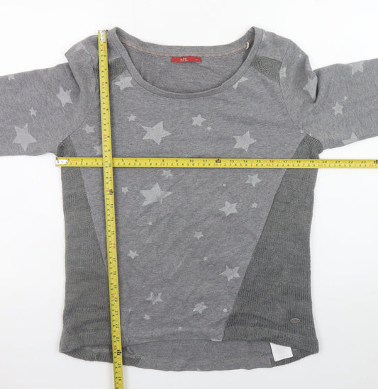Womens UK Size M EDC Grey Pullover Jumper