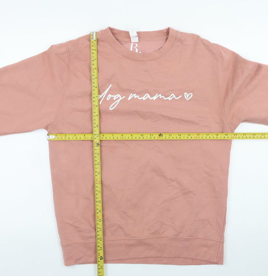 Womens UK Size S B. Pink Pullover Sweatshirt
