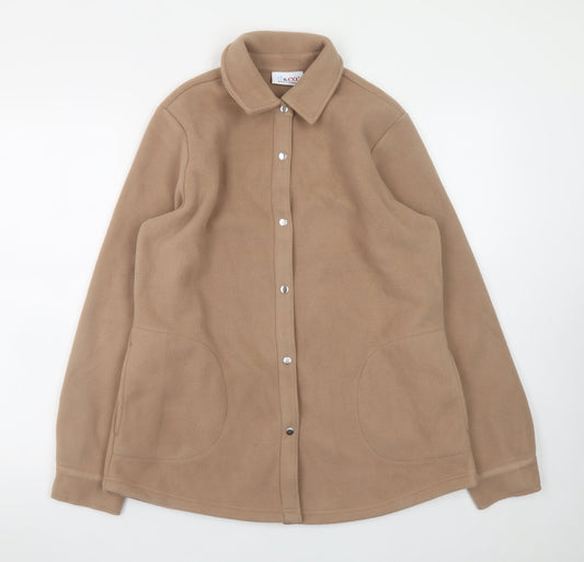 Womens UK Size S Denim & Co. Beige Basic Jacket