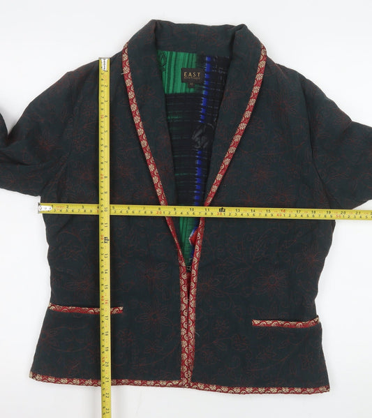 Womens UK Size 12 EAST Regular Green Blazer