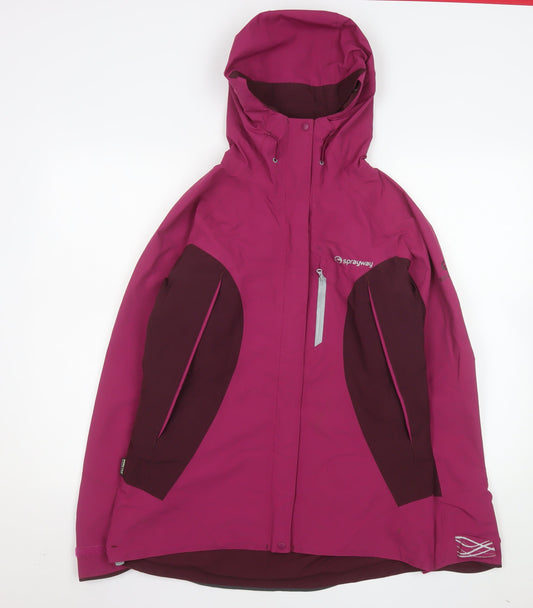Womens UK Size 10 Sprayway Pink Rain Coat