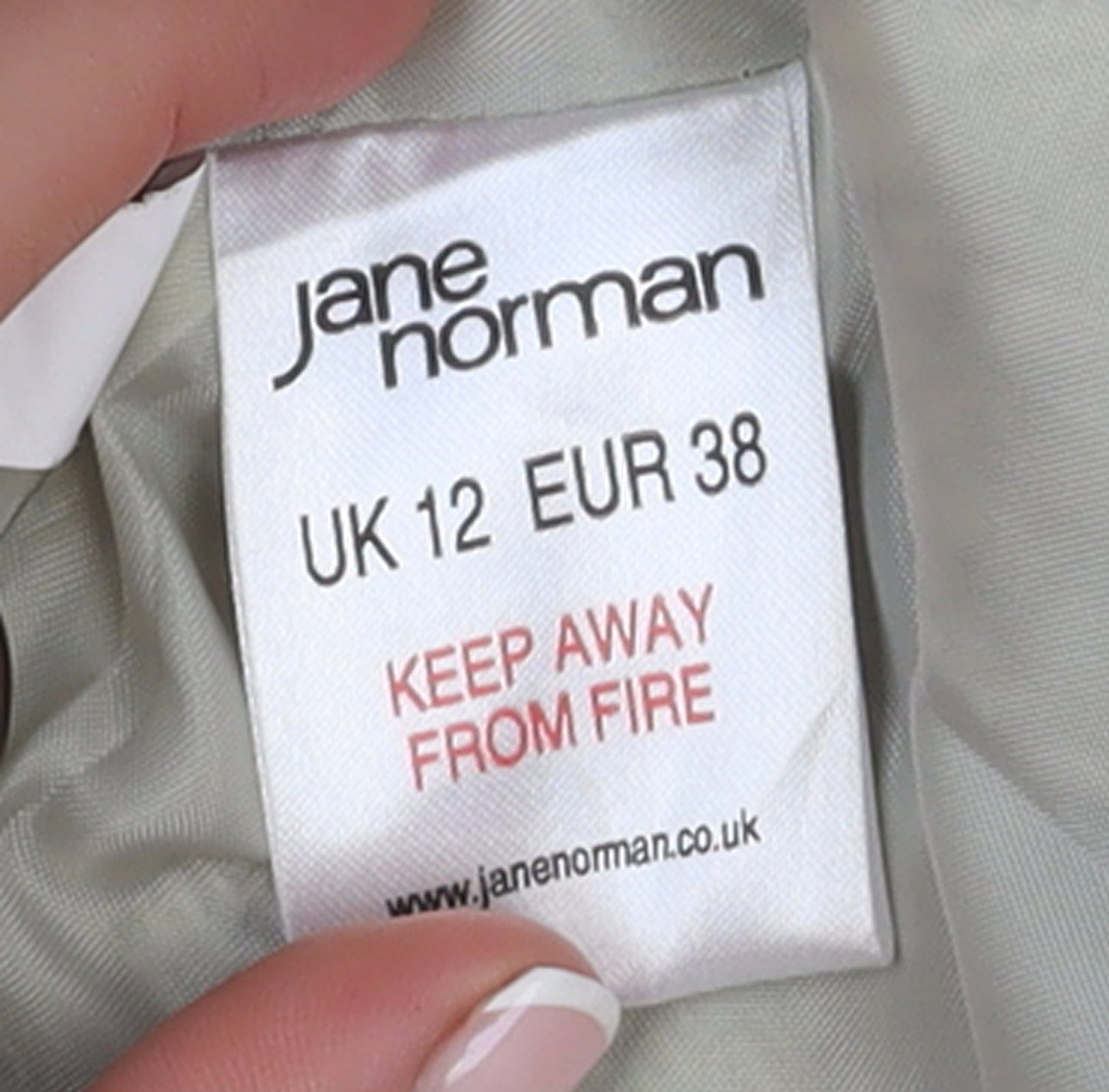 Womens UK Size 12 Jane Norman Beige Duffle Coat
