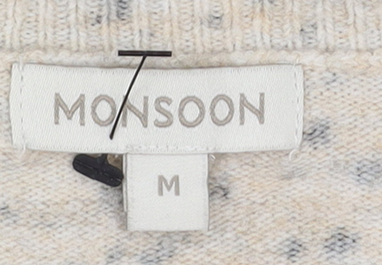 Womens UK Size M Monsoon Grey Pullover Jumper