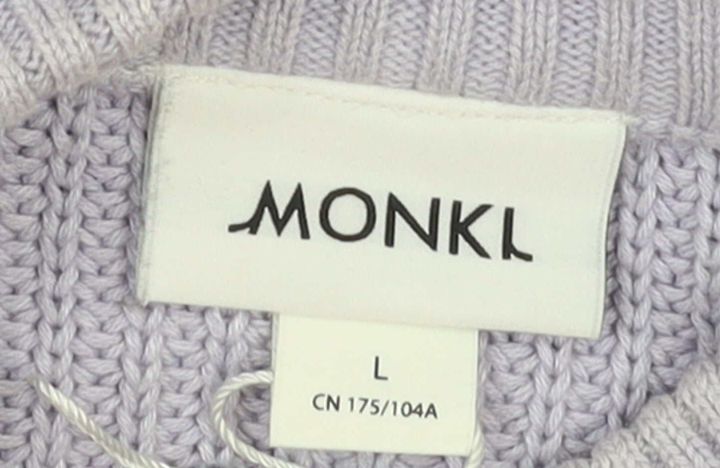 Womens UK Size L Monki Purple Pullover Jumper