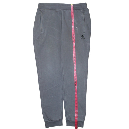 Mens UK Size L adidas Regular Fit Jogger Grey Trousers