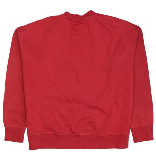 Womens UK Size 10/12 Disney Red Pullover Sweatshirt