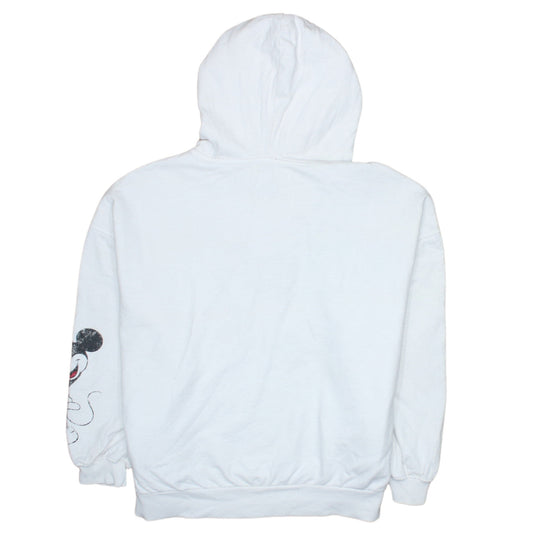Womens UK Size M Sinsay White Pullover Hoodie