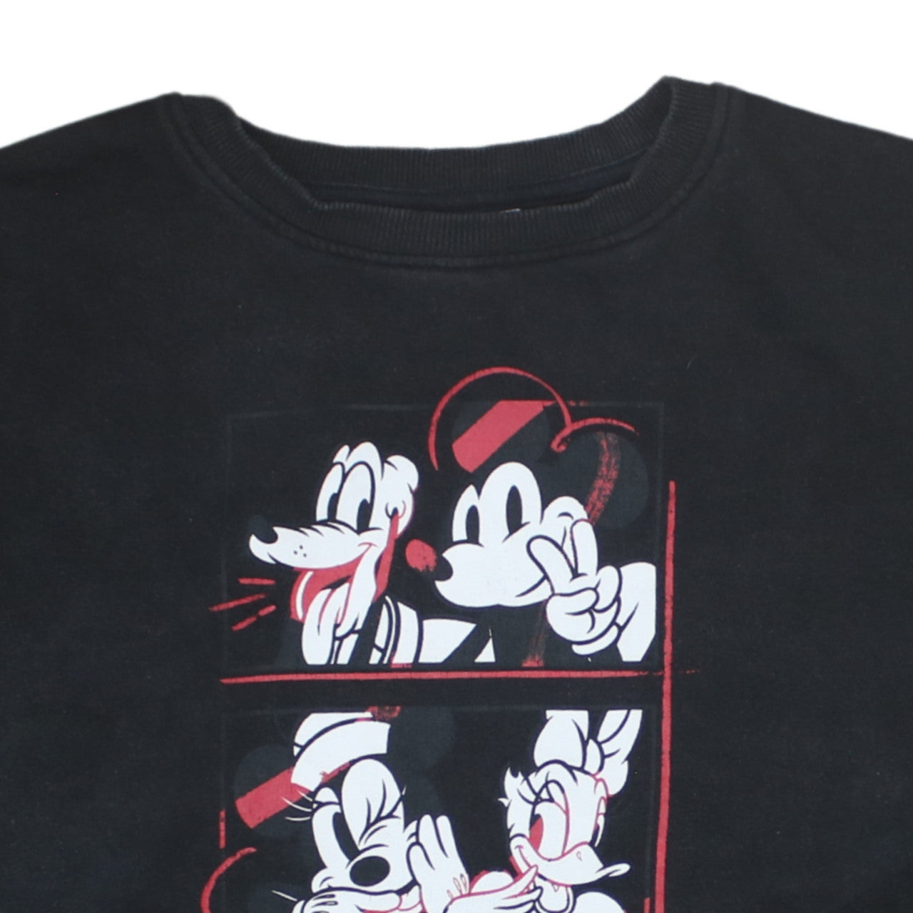 Womens UK Size M Disney Black Pullover Sweatshirt