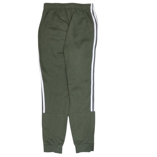 Adidas Men’s Green Jogger Trousers S Regular Fit Elastic Waist