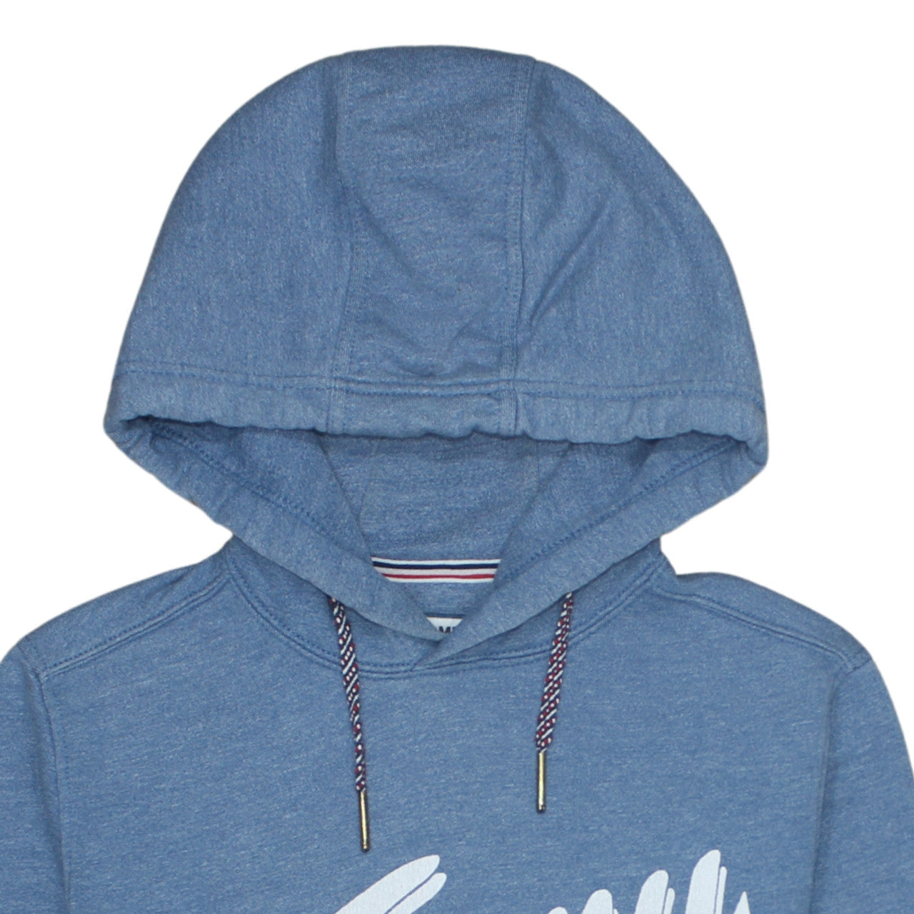 Womens UK Size M Tommy Jeans Blue Pullover Hoodie