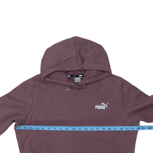 Womens UK Size L PUMA Brown Pullover Hoodie