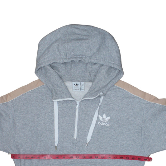 Womens UK Size 14 adidas Grey Pullover Hoodie
