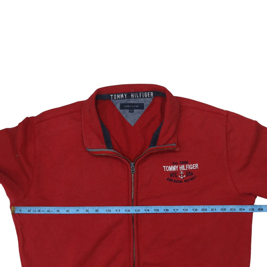 Mens UK Size 2XL Tommy Hilfiger Red Gym & Training Casual Walking Jacket