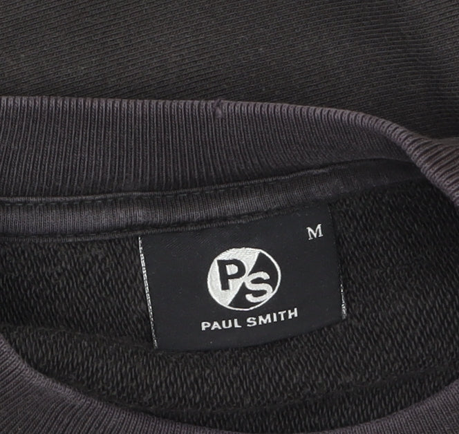 Mens UK Size M Paul Smith Black Pullover Sweatshirt
