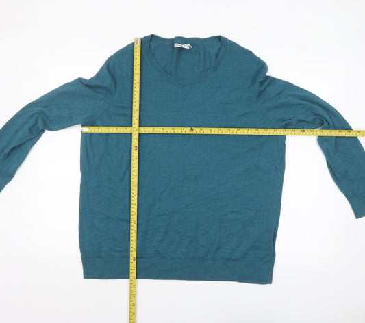 Womens UK Size 2XL Amazon Essentials Blue Pullover Jumper