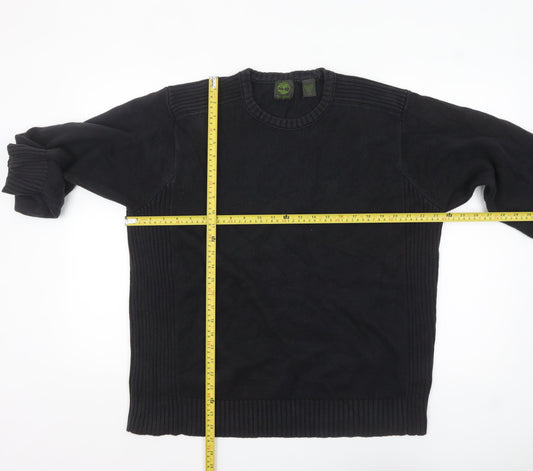 Mens UK Size L Timberland Black Pullover Jumper