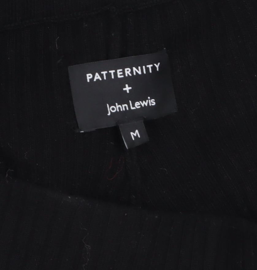 Womens UK Size M Patternity + John Lewis Relaxed Fit CasualTravelWorkwear Black