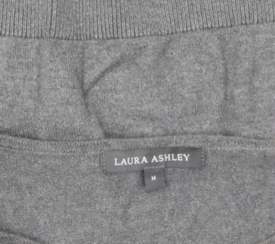 Womens UK Size M Laura Ashley Grey Pullover Jumper