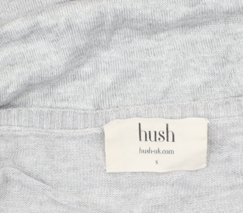 Womens UK Size S Hush Grey Pullover Jumper