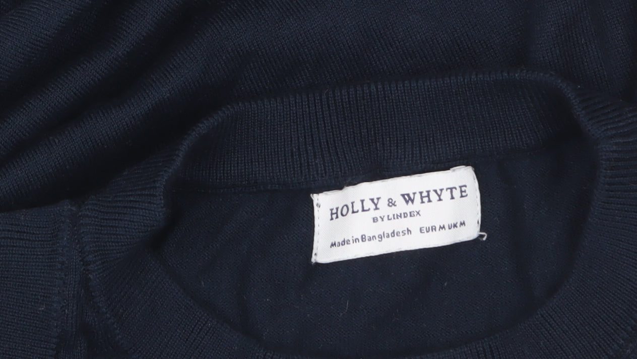 Womens UK Size M Holly & Whyte by Lindex Blue Basic Tank