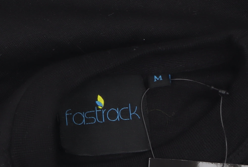 Mens UK Size M Fastrack Black Pullover Sweatshirt