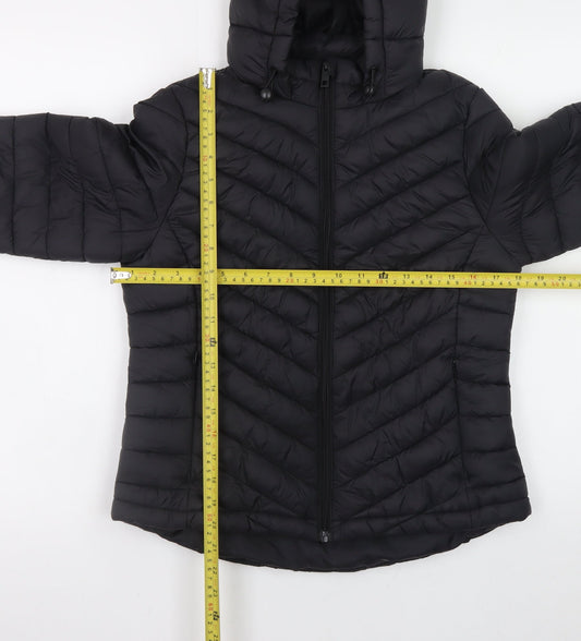 Womens UK Size S Primark Black Puffer Jacket