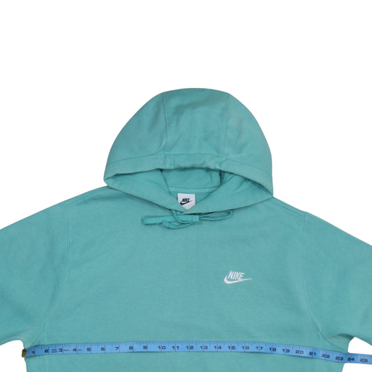 Womens UK Size M Nike Green Pullover Hoodie