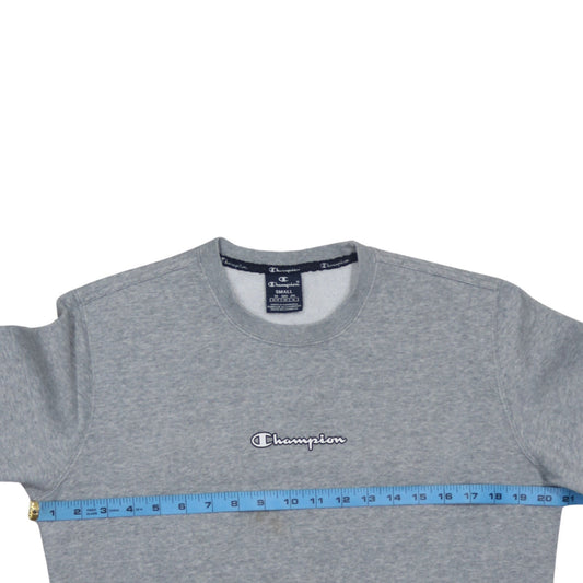 Mens UK Size S Champion Grey Pullover Sweatshirt