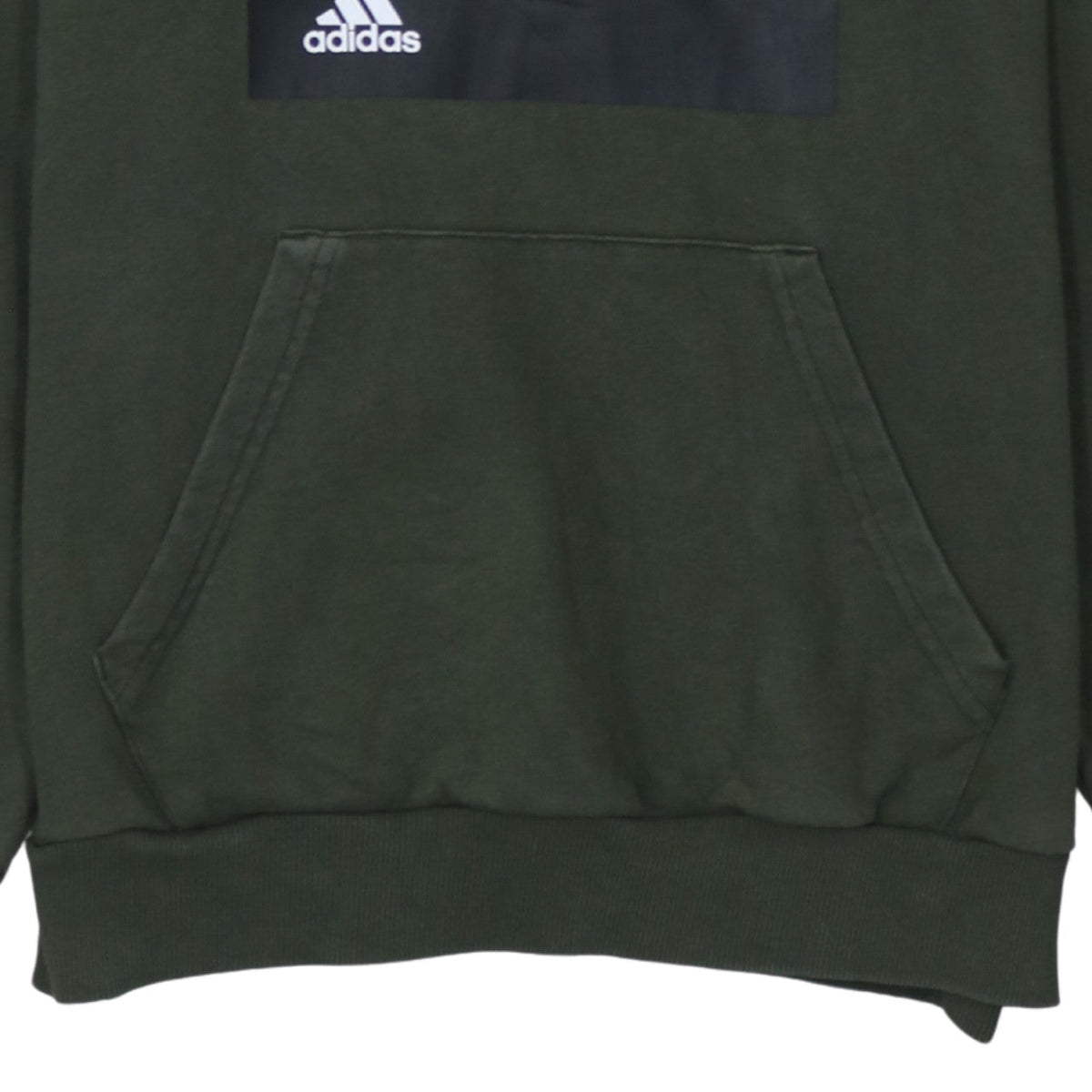 Mens UK Size M adidas Green Pullover Hoodie