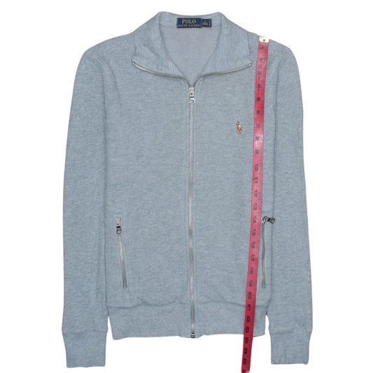 Polo Ralph Lauren Men's Grey Small Track Jacket Full Zip Cotton Blend