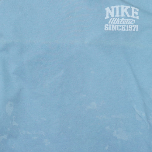 Mens UK Size L Nike Blue Pullover Sweatshirt
