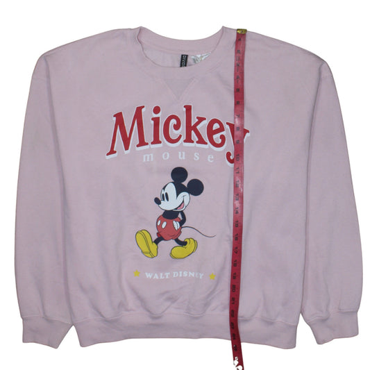 Womens UK Size XL H&M Pink Pullover Sweatshirt