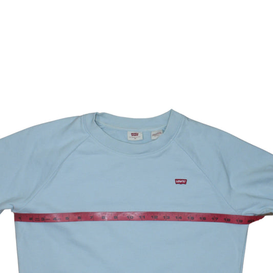Mens UK Size XS Levi's Blue Pullover Sweatshirt