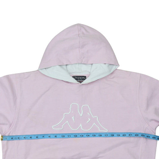 Womens UK Size 2XL Kappa Pink Pullover Hoodie