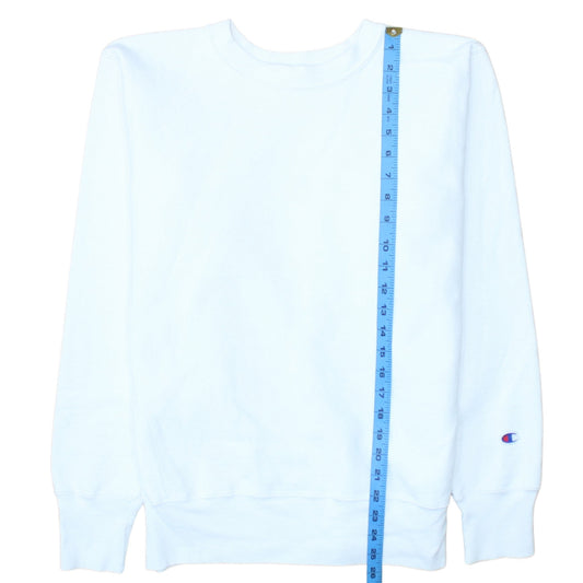 Womens UK Size L Champion White Pullover Sweatshirt