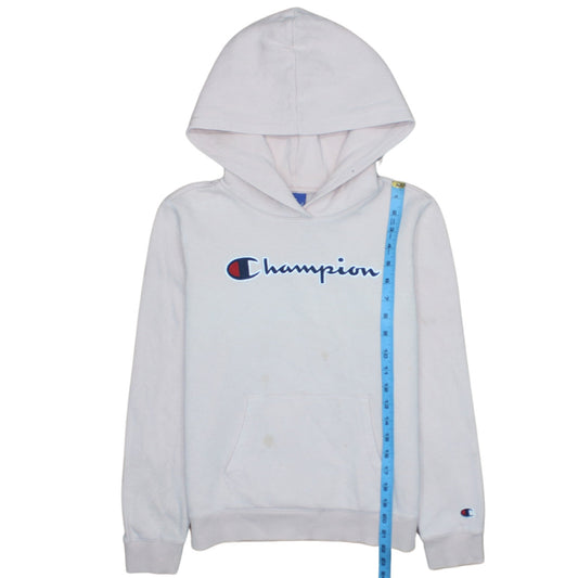 Girls UK Size 13-14 Years Champion White Pullover Hoodie